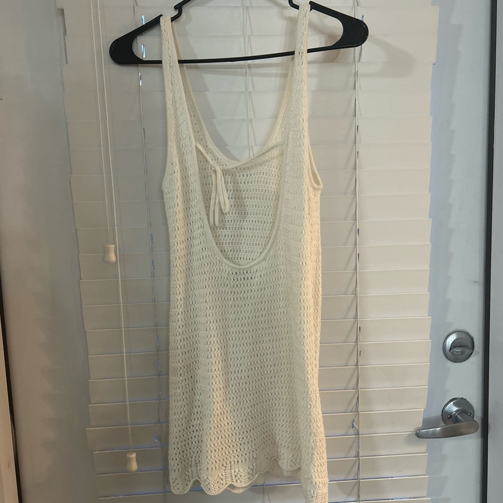 Crochet style cover up